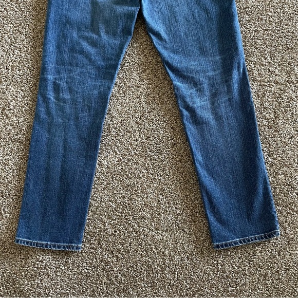 AG Adriano Goldschmied Ex Boyfriend Sloughy Slim Jeans Womens 25 R Ripped Grunge - Picture 12 of 16